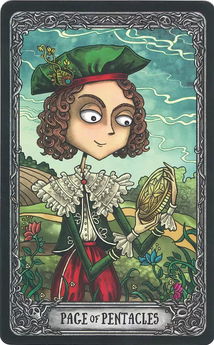 karta Páže pentaklů