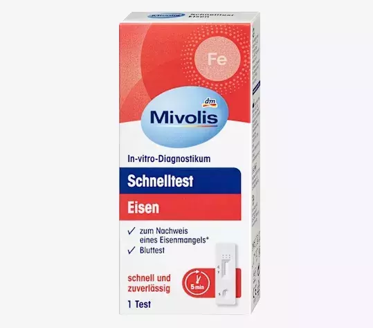Mivolis rychlotest na železo