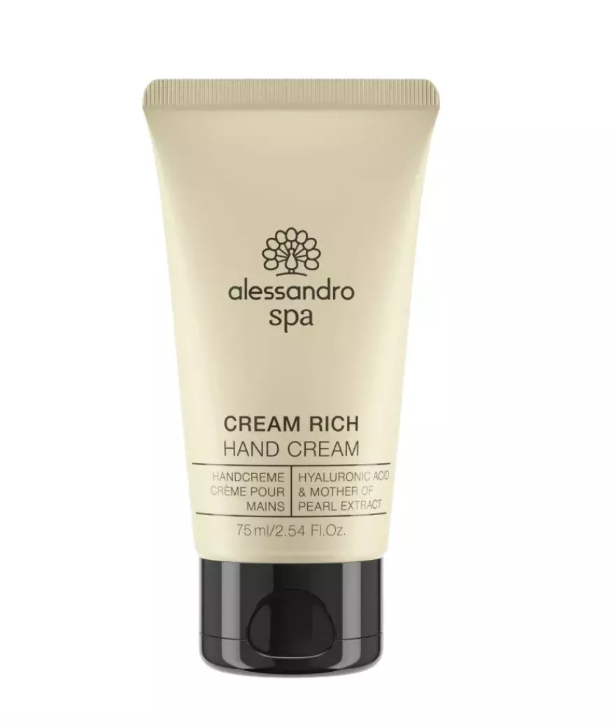 <p>Výživný krém na ruce, Cream Rich, Alessandro, 399 Kč</p>
