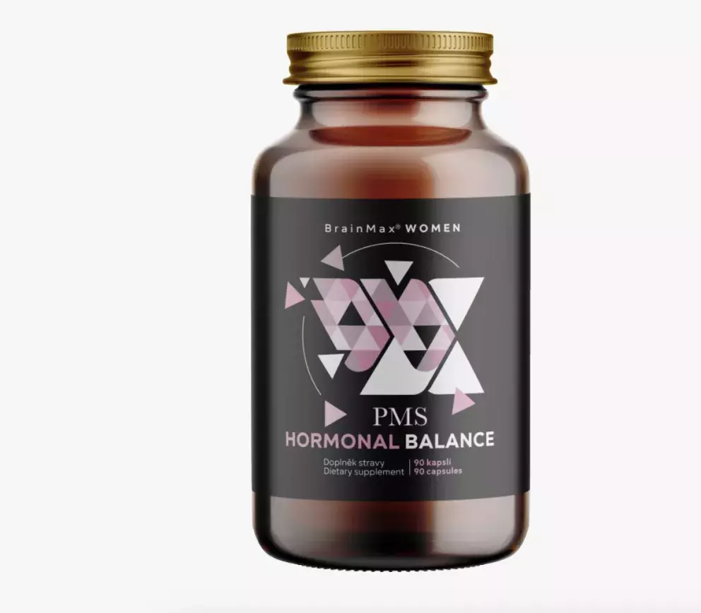 BrainMax Women PMS Hormonal Balance, 90 rostlinných kapslí