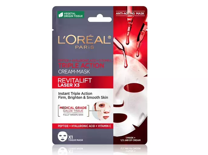 Plátýnková maska L’Oréal Paris Revitalift Laser X3