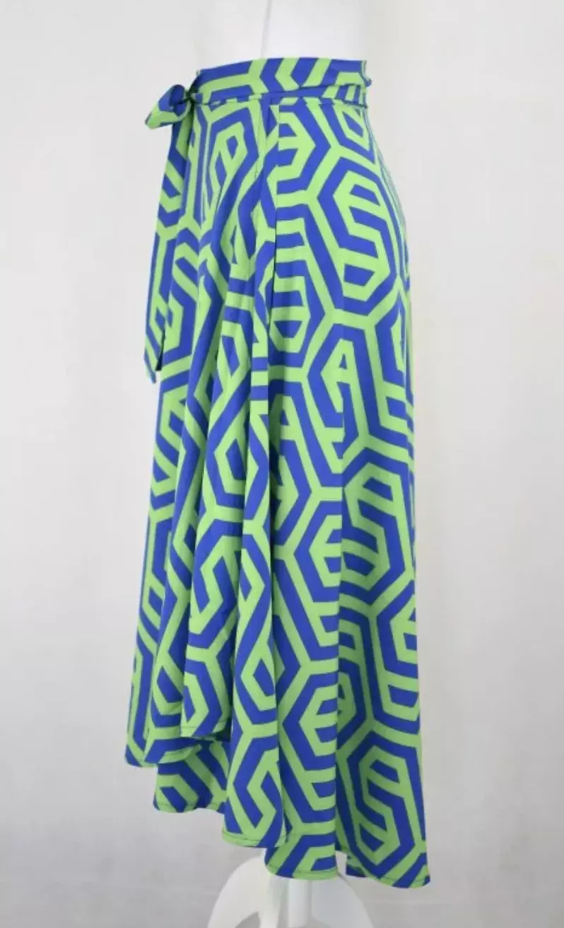 Zavinovací sukně - labyrint