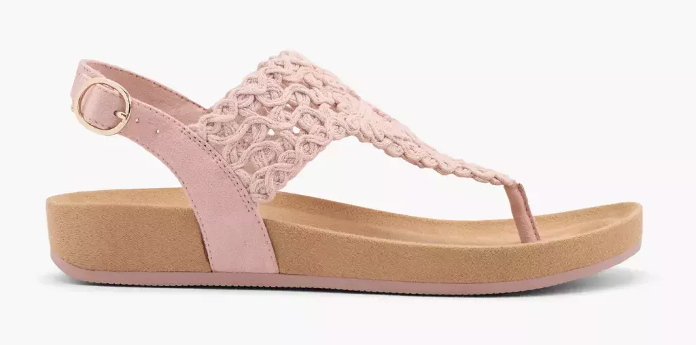 Graceland Sandály s oddělovačem prstů