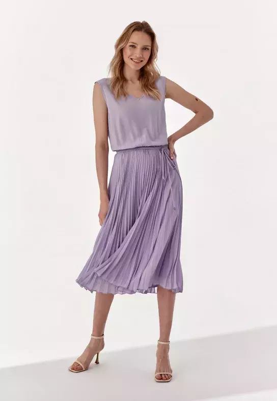 DÁMSKÉ PLISOVANÉ ŠATY LUNI 