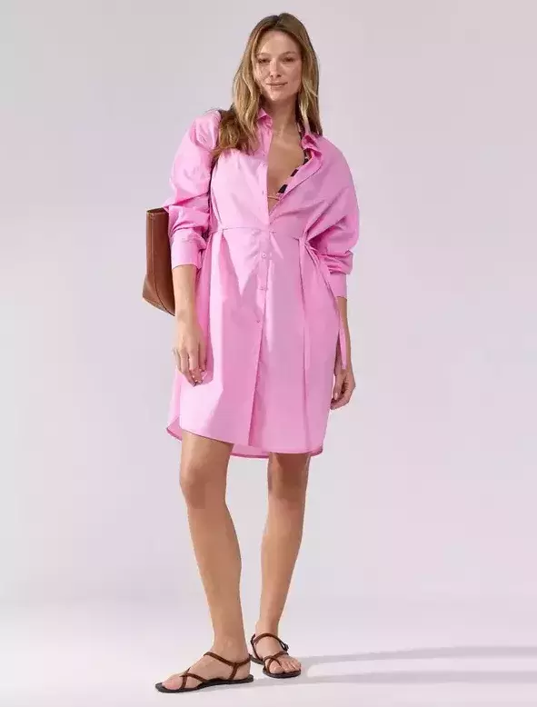 Košilové šaty s mini délkou 