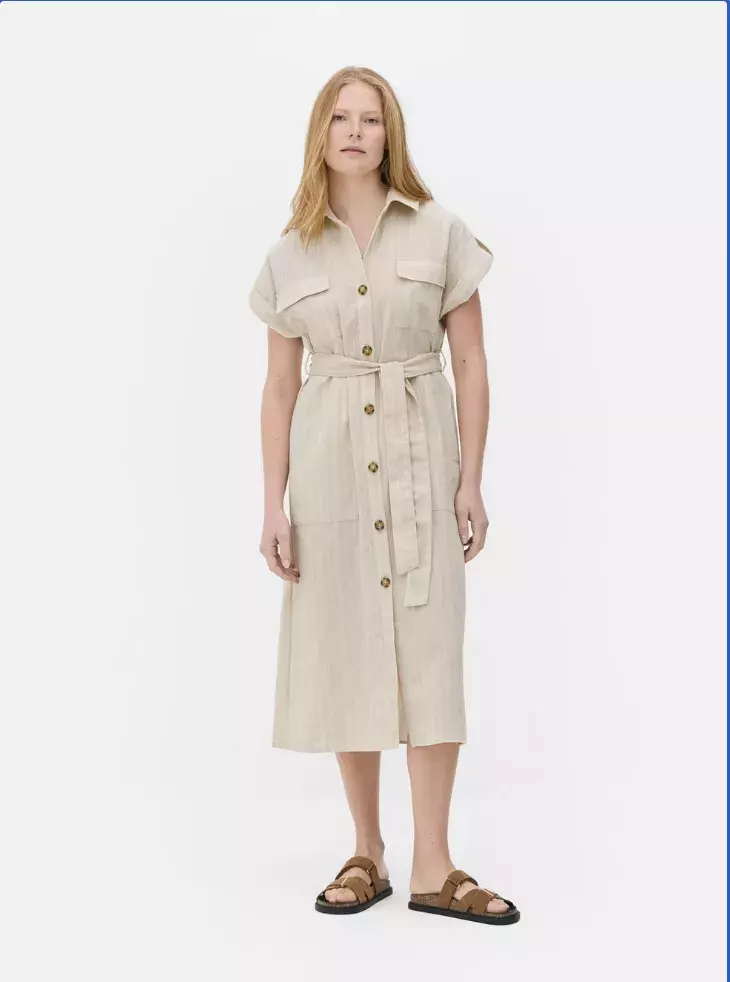 <p>Pruhované košilové šaty The Edit, Primark, 730 Kč</p>
