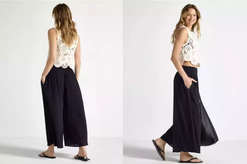 <p>Kalhoty Culotte, Lindex, 899 Kč</p>
