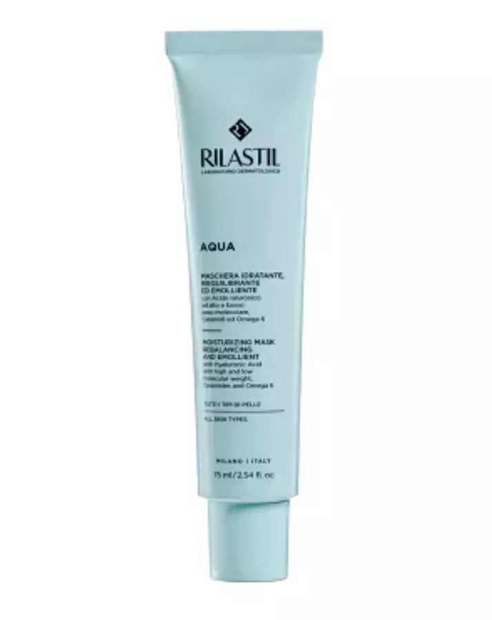 <p>RILASTIL Aqua Hydratační maska s kyselinou hyaluronovou, 629 Kč</p>
