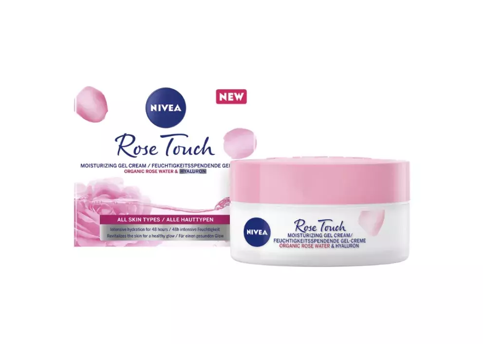 <p>Hydratační krém Rose Touche, Nivea, 260 Kč</p>
