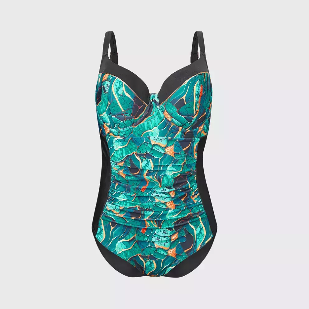 Zeštíhlující jednodílné plavky Francoise