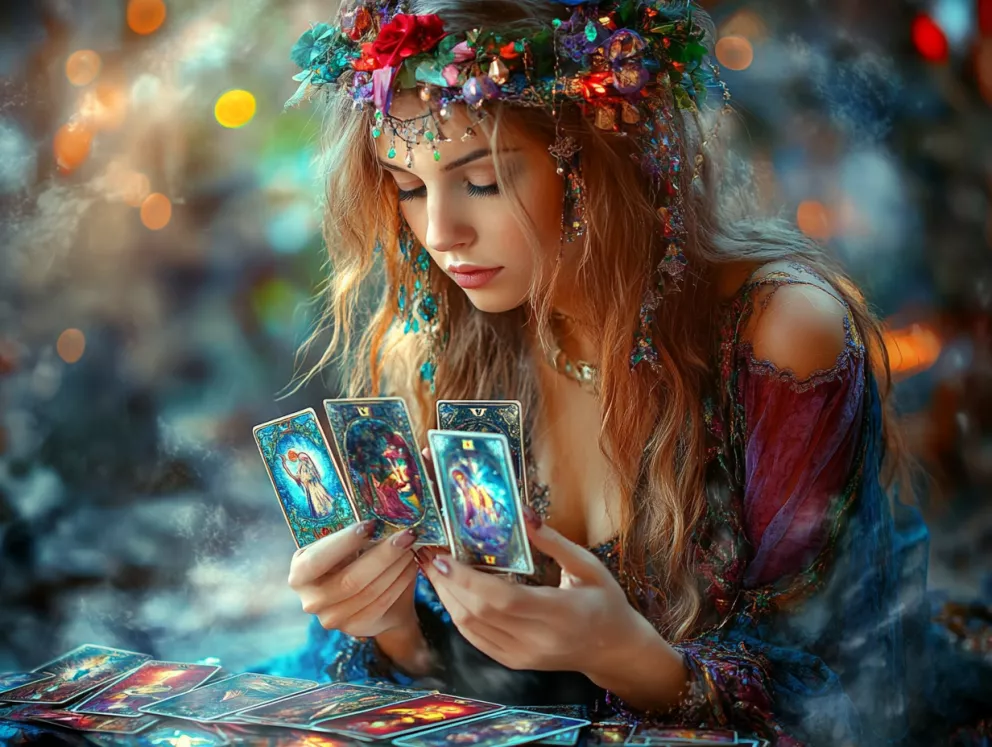 žena s taroty