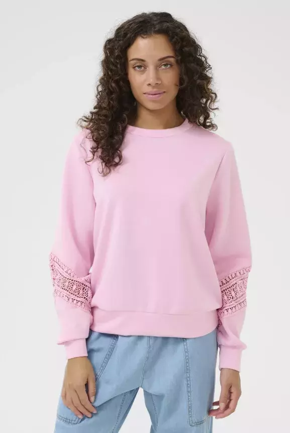 Růžová mikina se zdobením, Culture, 1 151 Kč