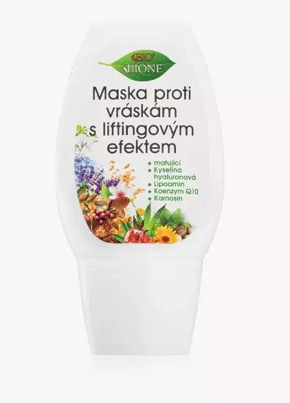 Protivrásková maska na obličej s liftingovým efektem, Bione Cosmetics, 89 Kč