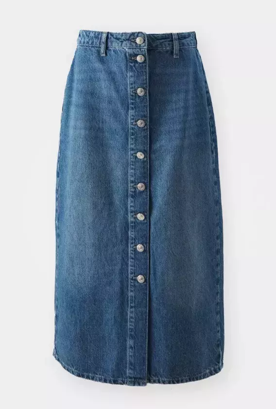 Džínová sukně s knoflíky, Only, 864 Kč