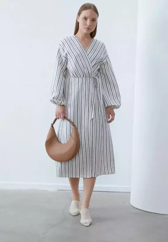 Plátěné zavinovací šaty, Anna Field, 342 Kč