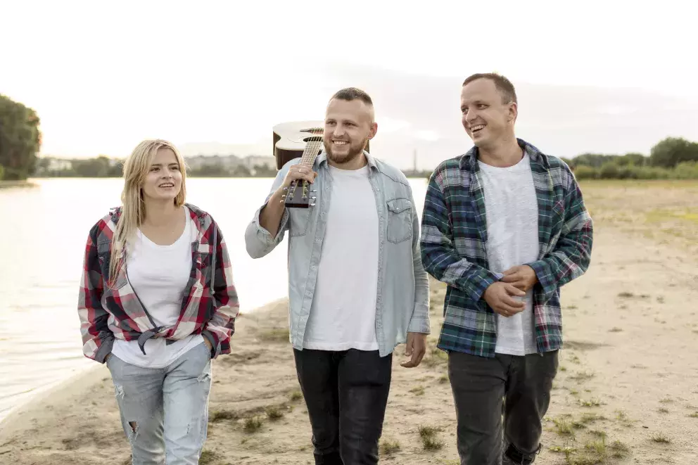 muži, žena, přátelé, vztahy, láska