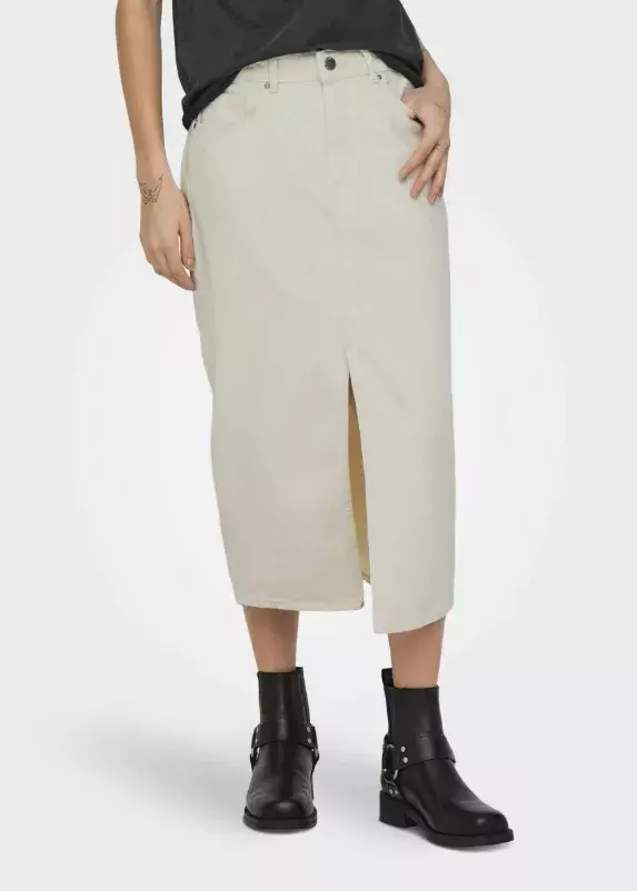 Světlá denimová sukně, Only, 999 Kč