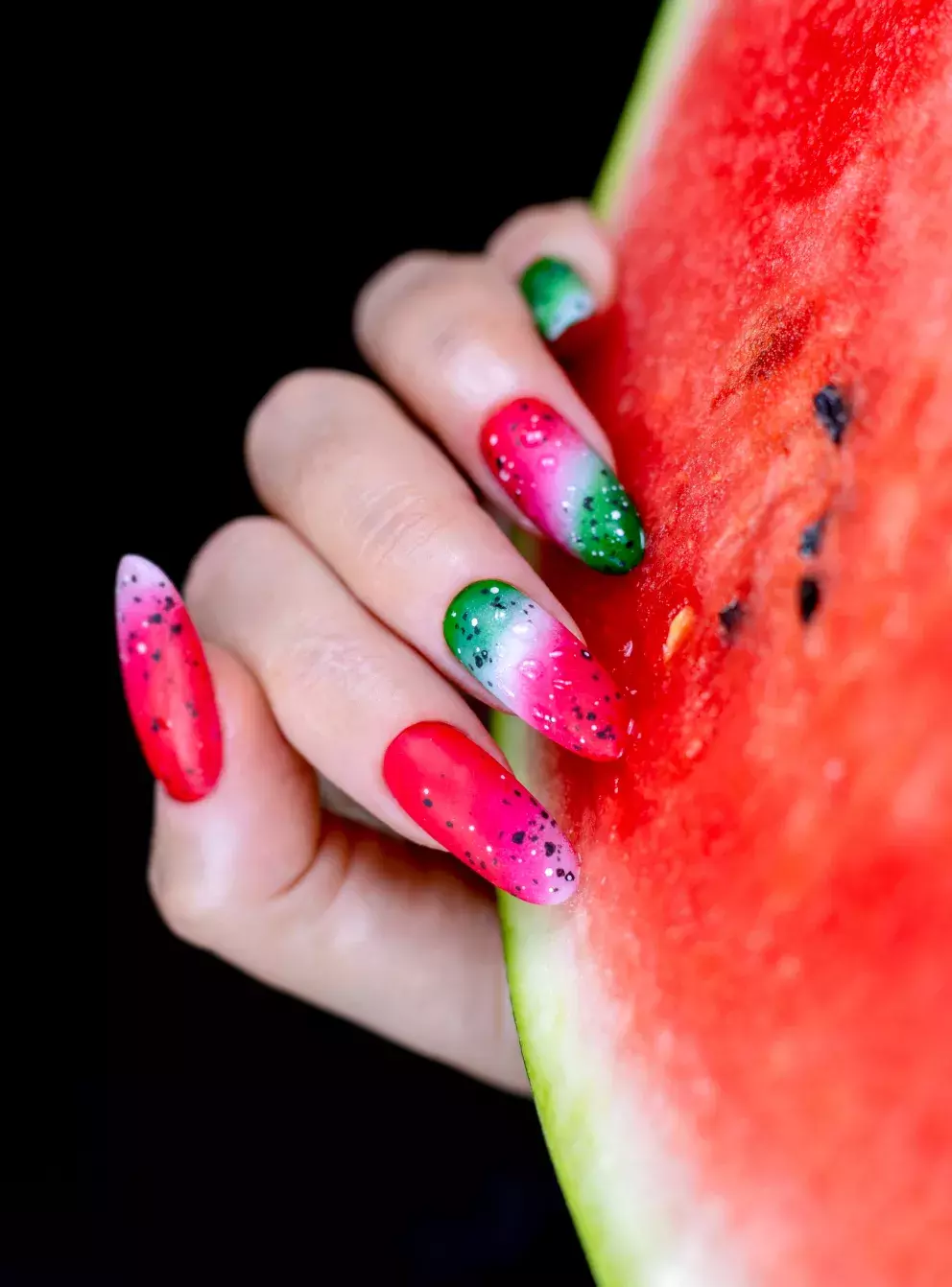 melounové nehty