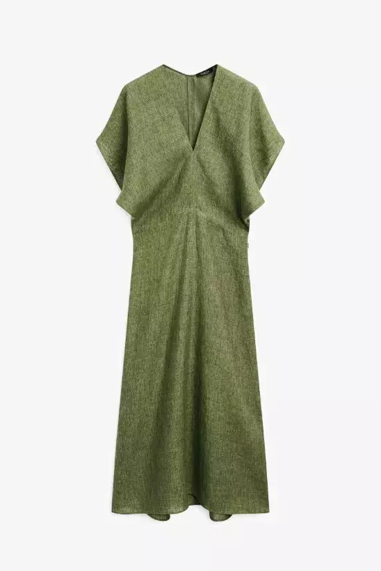 Lněné šaty, Massimo Dutti, 2 999 Kč