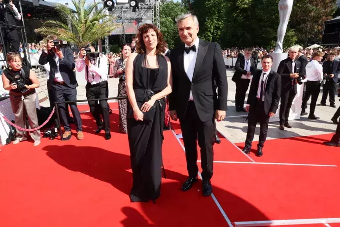 Jiří Macháček s partnerkou Kristinou