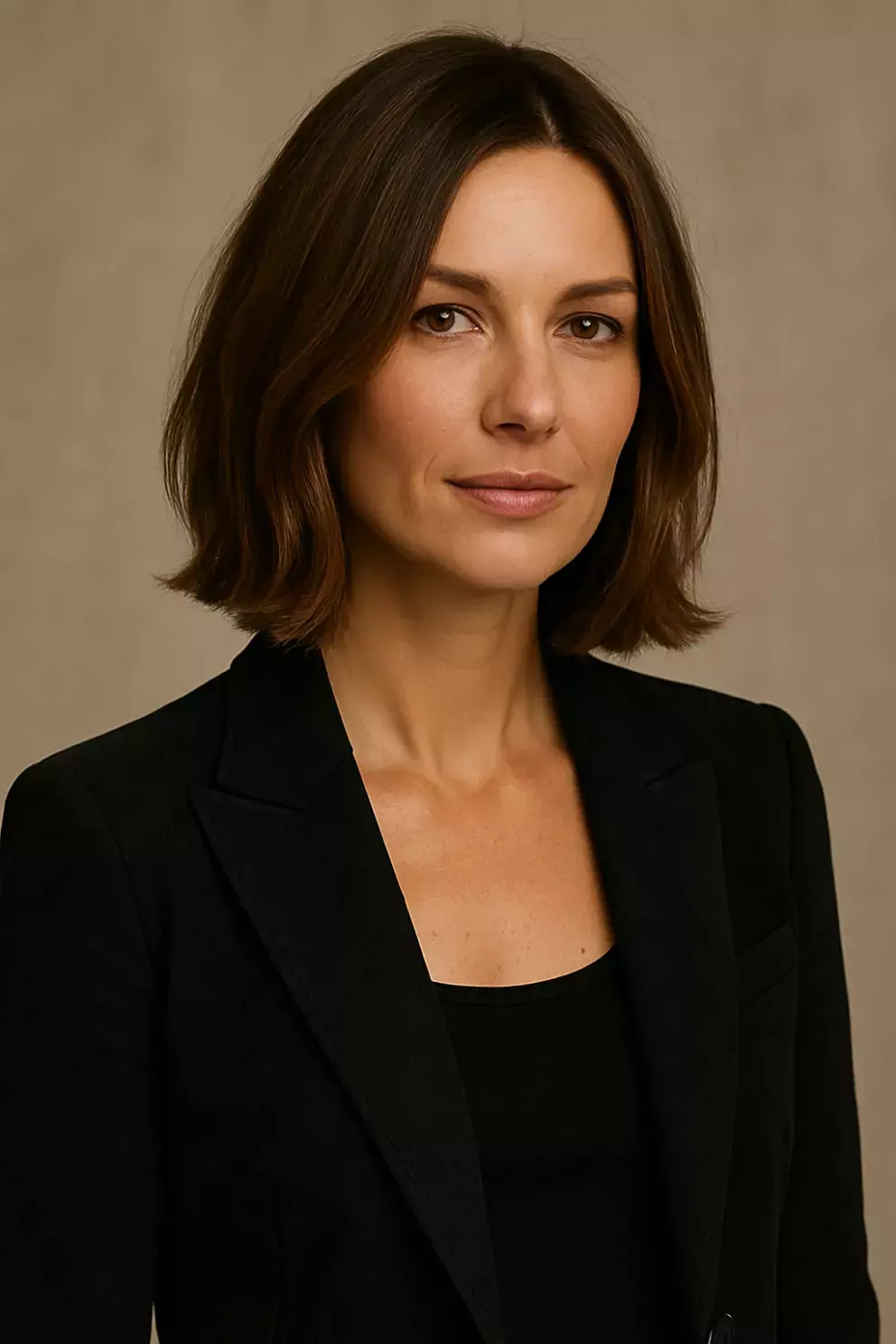 <p>Krátké hnědé mikádo působí nadčasově a elegantně. Hnědý odstín dodává vlasům přirozený lesk. Díky krátkému střihu je účes praktický a snadno se upravuje. Tento styl je univerzální a hodí se jak k ležérnímu, tak k formálnějšímu outfitu. Celkově vytváří sofistikovaný vzhled, který nikdy nevyjde z módy.</p>
