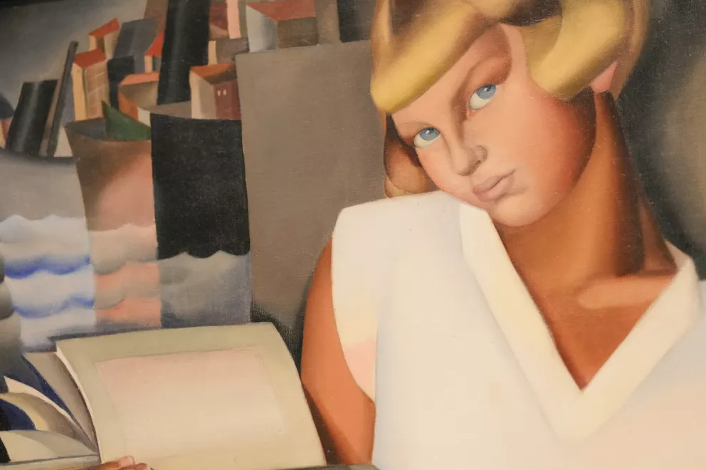 Mladá dívka v růžovém (Tamara de Lempicka)