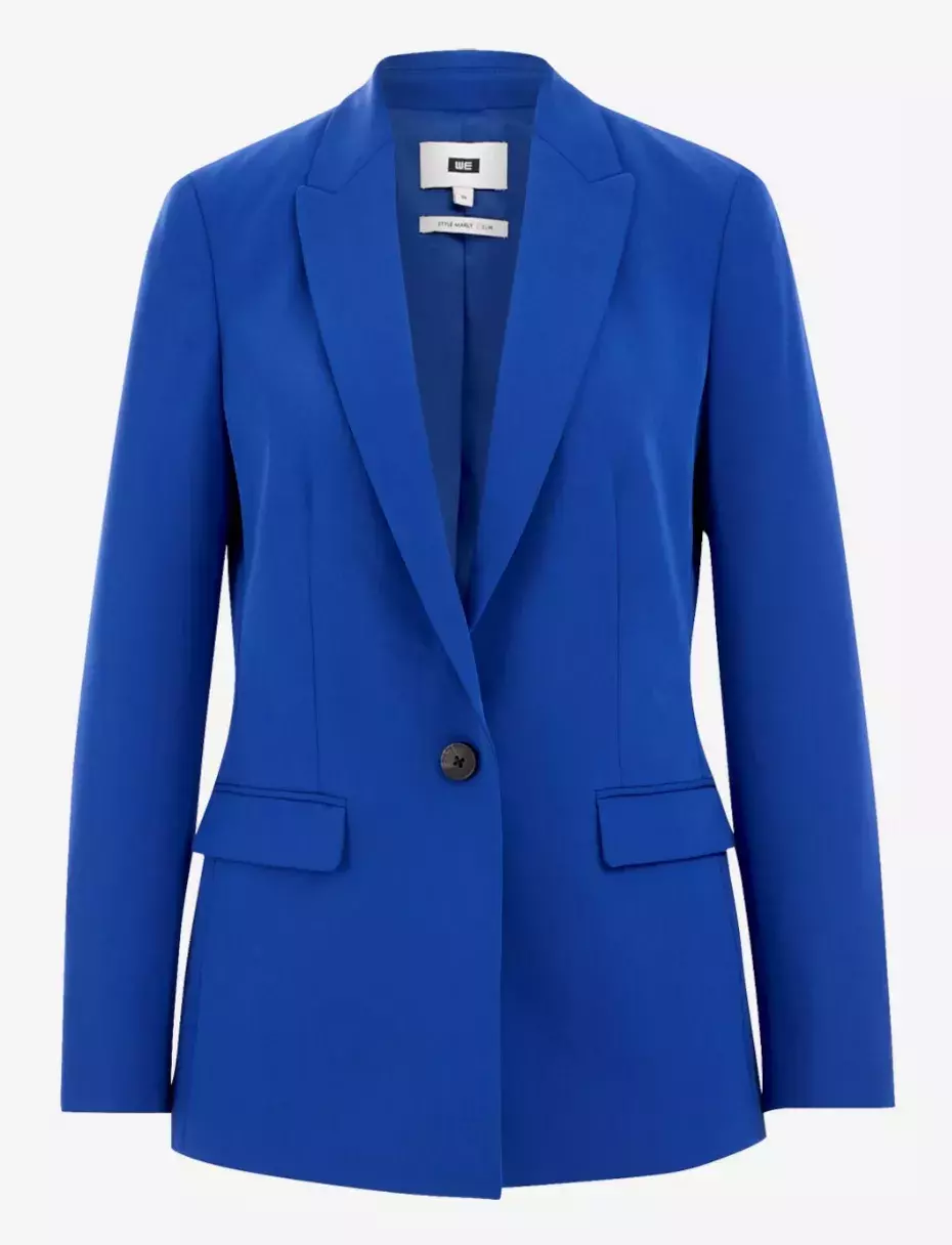 <p>Kobaltově modrý blejzr, We Fashion, 2 089 Kč</p>
