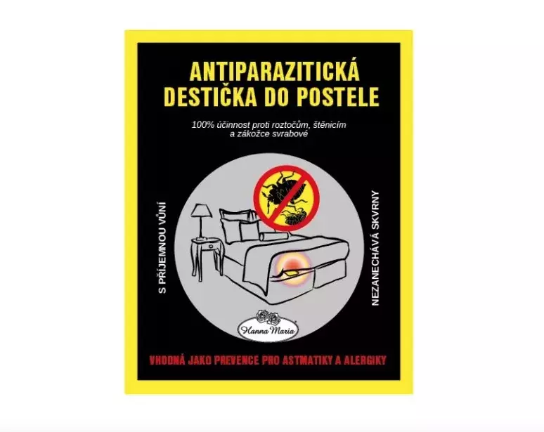 antiparazitická destička