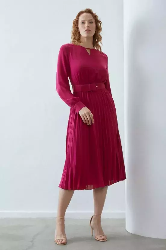 Fuchsiové šaty, Anna Field, 912 Kč