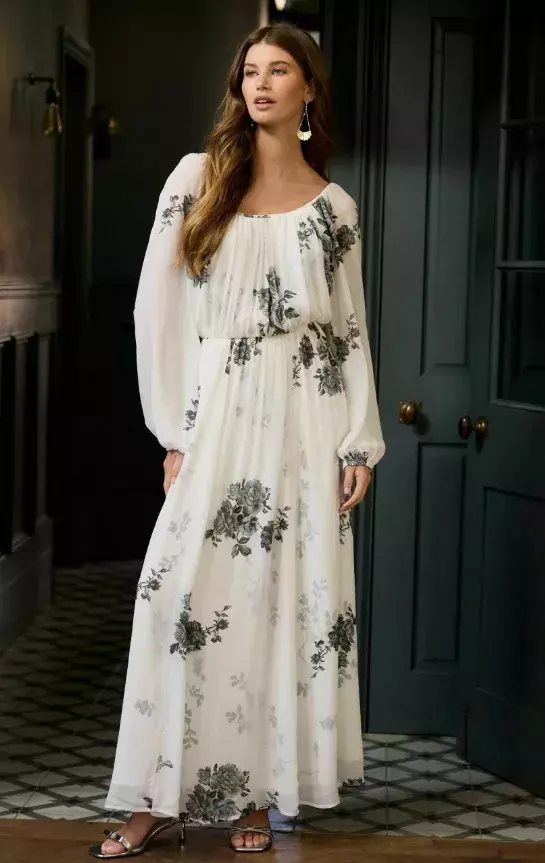 Společenské šaty s kulatým výstřihem, Next, 1 455 Kč