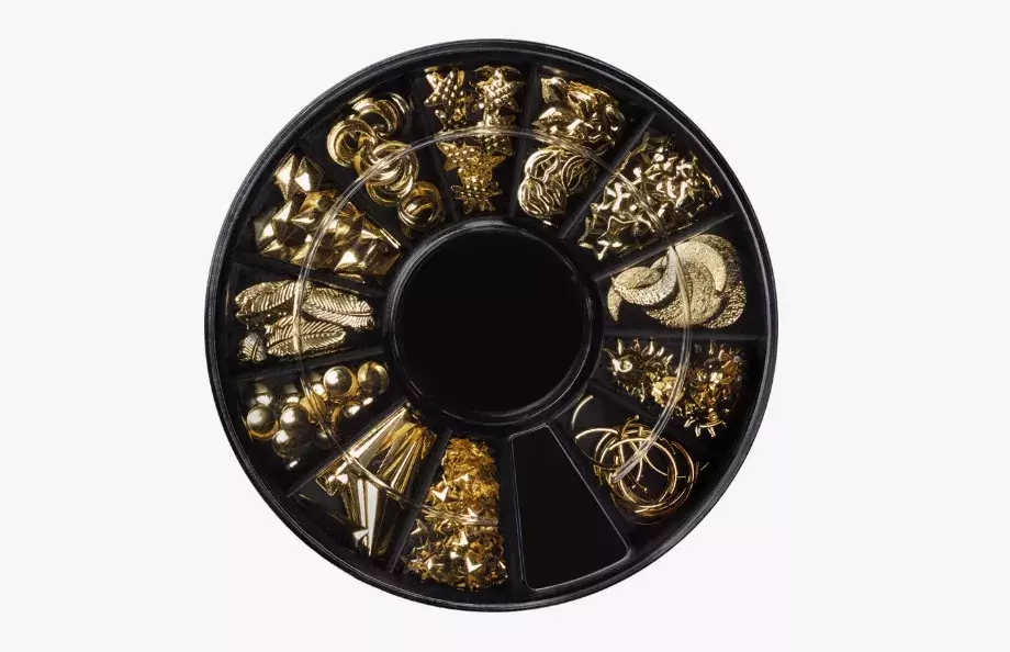 Zlaté dekorace na nehty, NEONAIL, 107 Kč