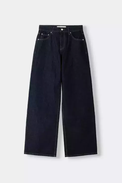 Široké džíny, Bershka, 849 Kč