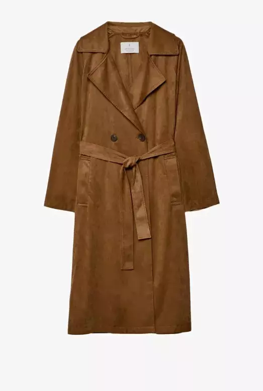 Béžový trenčkot, Stradivarius, 1 499 Kč