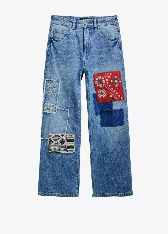 Patchwork džíny, Desigual, 1 665 Kč