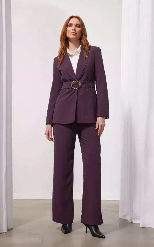 Fialové sako s opaskem, Anna Field, 1 292 Kč