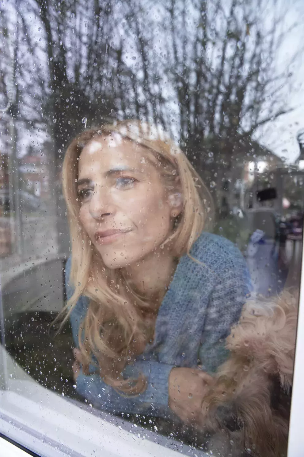 žena, smutek, pláč, manželství, problémy