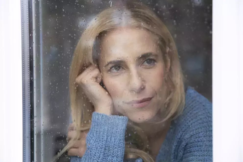 žena, smutek, pláč, manželství, problémy