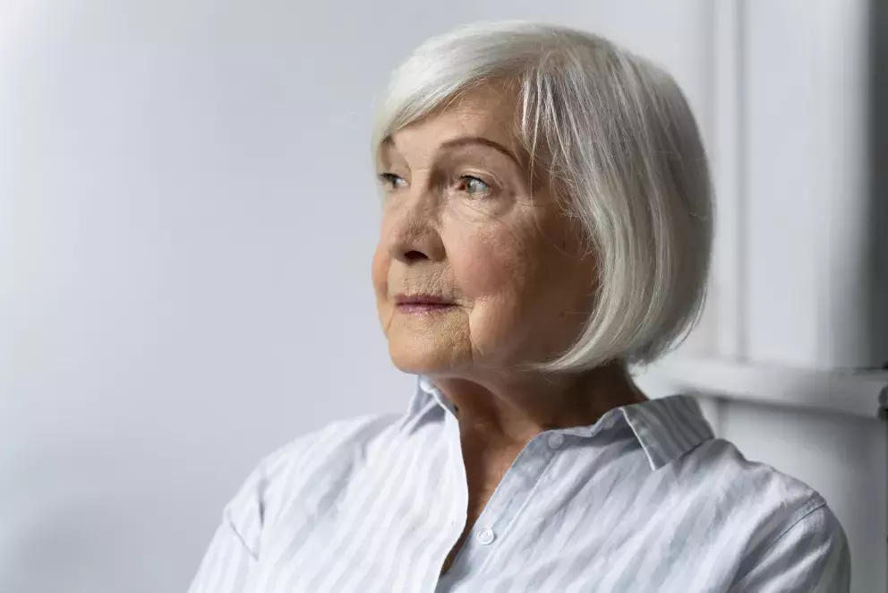 žena, smutek, problémy, rodina, matka a syn