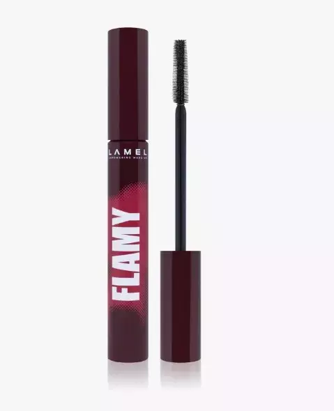 Objemová burgundy řasenka, Lamel, 226 Kč