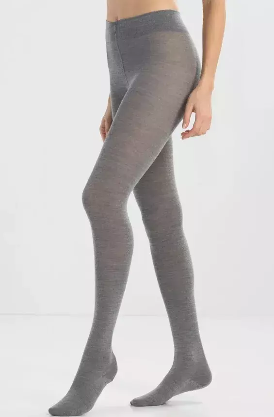 Šedé vlněné punčocháče, FALKE, 688 Kč