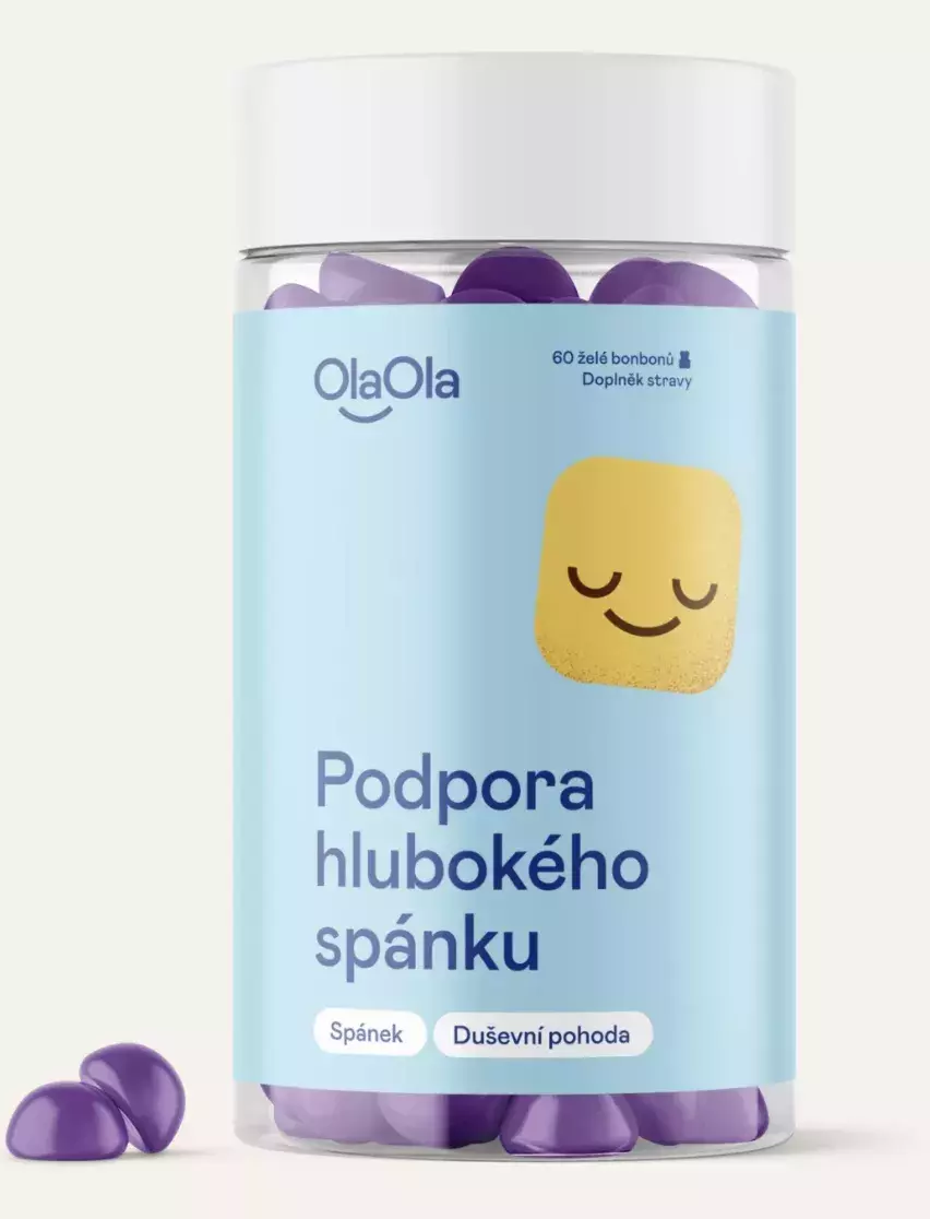 <p>Želé Podpora hlubokého spánku, OlaOla, 399 Kč</p>
