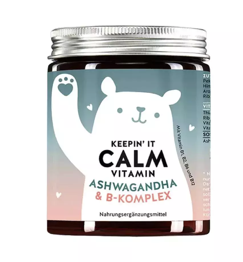 <p>Keepin' It Calm vitaminy pro méně stresu, Aurio, 649 Kč</p>

<p>Gumoví medvídci pro odolnost vůči stresu. Komplex vitaminů skupiny B s indickou bylinou ashwagandha dodává energii, podporuje duševní zdraví a snižuje únavu. Současně zmírňuje úzkost, zlepšuje spánek a podporuje koncentraci.</p>
