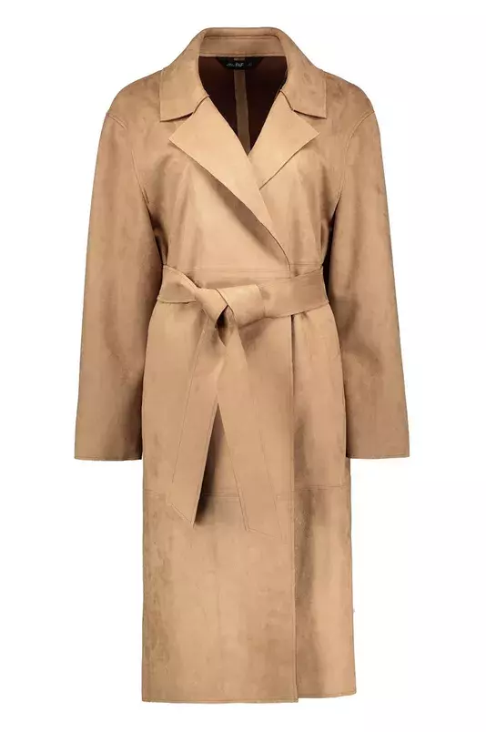 Béžový kabát s páskem 1299 Kč