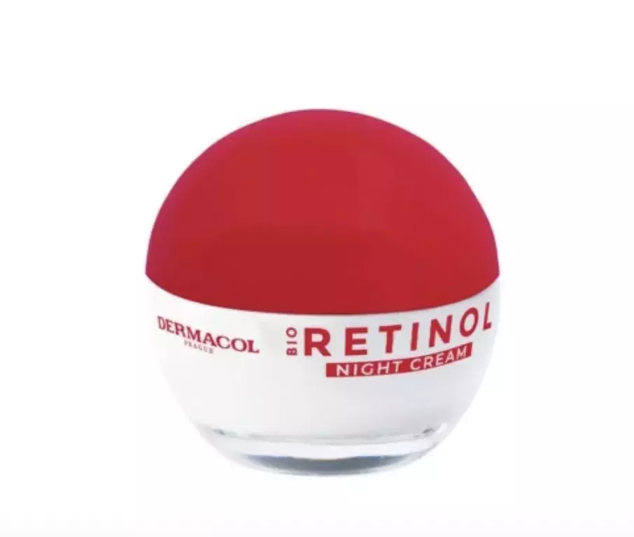 <p>Dermacol Bio Retinol noční krém, 289 Kč</p>

<p>Probuďte se každé ráno mladší s protivráskovým nočním krémem s 2 % Bio Retinolu, který viditelně omlazuje pleť již za dva týdny. Výživná péče zmenšuje kožní póry, vyhlazuje reliéf pokožky a zklidňuje podráždění. <strong>Bio Retinol noční krém obsahuje komplex látek určených pro rejuvenaci pleti přes noc</strong> a působí, když vy spíte. </p>
