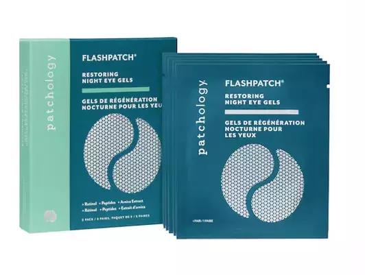 Noční hydrogelových masky FlashPatch pro oční okolí od Patchology.