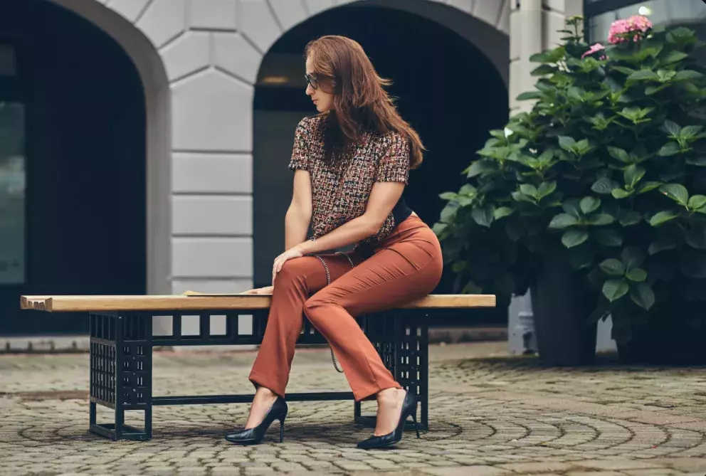 elegantní dáma móda podzim 2025