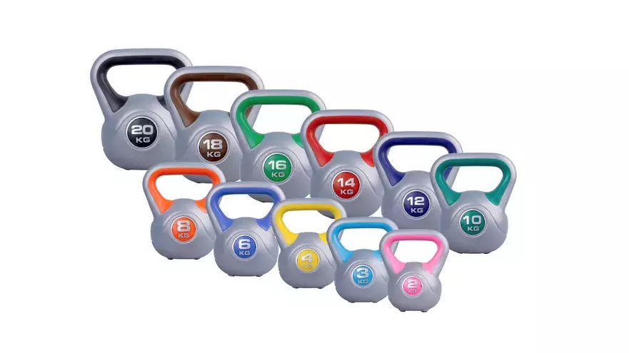 Plastové jednoruční činky