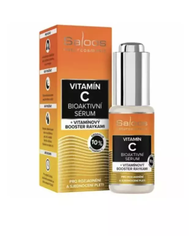 <p>Bioaktivní sérum s vitamínem C, Saloos, 309 Kč</p>
