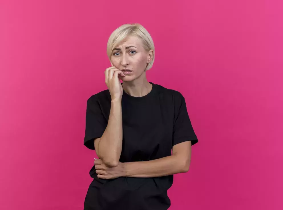 žena, smutek, problém, rozhodnutí