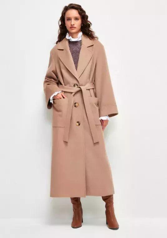 Elegantní kabát s mašlí v pase, adL, 5 099 Kč